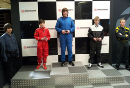 Racing Perfection Kart Academy Brighton Junior Final Podium