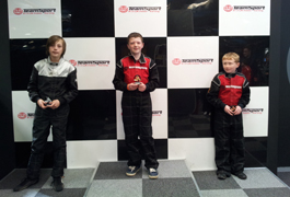 Racing Perfection Kart Academy Brighton Cadet Final Podium